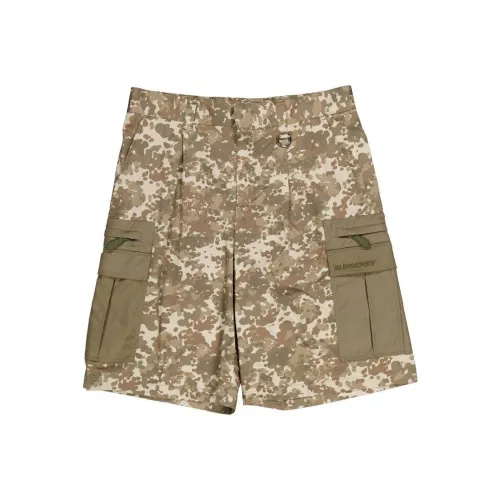 Burberry Хаки Зеленые Мужские Карго Шорты