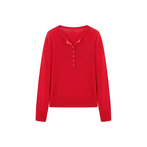 PEACEBIRD Fire Red Женская Трикотаж