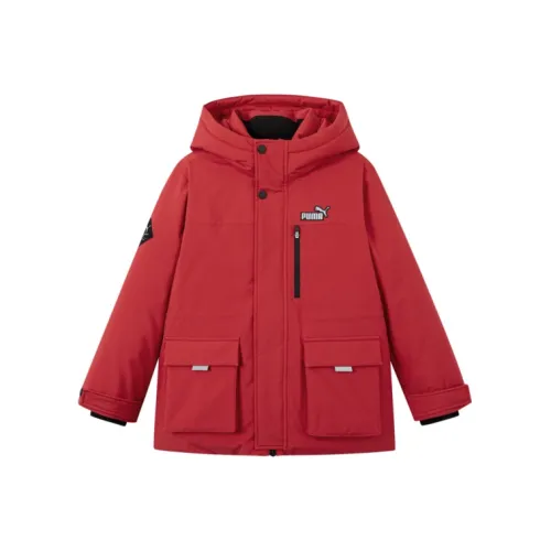 PUMA Оранжевый Красный 60501 KIDS Пуховики