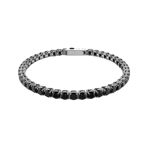 Swarovski Браслеты с родиевым покрытием унисекс черный