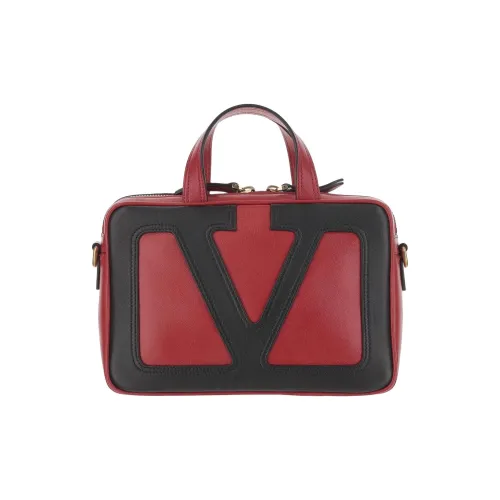 Valentino Кожа Сумка через плечо Сумка Женская Красная и Черная