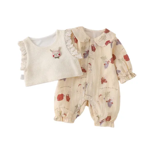 XiaoJinBu Светло-желтый Детский Повседневный Спортивный Комплект