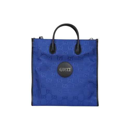 GUCCI Off The Grid Нейлоновая Ткань Тоут Сумка Сумка для покупок Сумка Унисекс Синяя