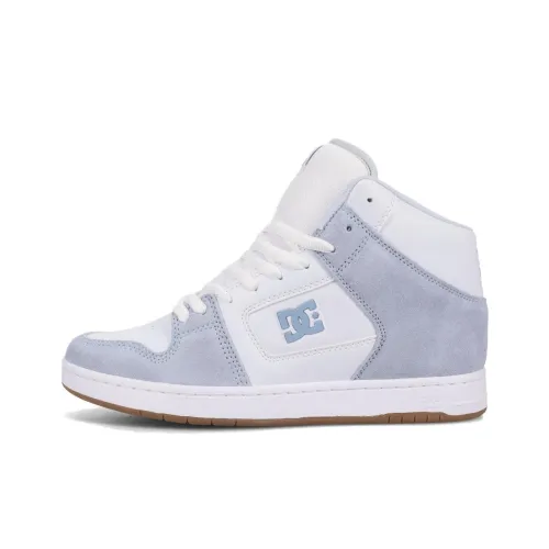 DC Shoes MANTECA 4 Устойчивые к истиранию высокие кроссовки для скейтбординга Мужские Белые Серые