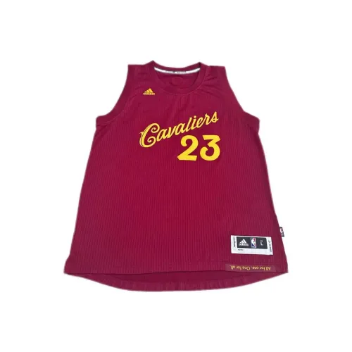 Adidas Баскетбольная Джерси Унисекс Бордовый