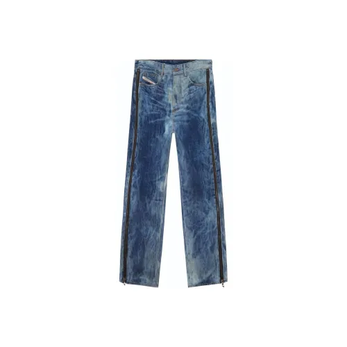 DIESEL SS24 Джинсы Мужские Средне-Синий