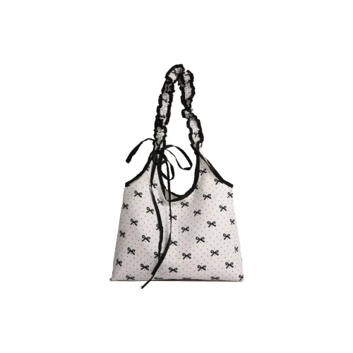 Miss Angel Композитная ткань Сумка через плечо Стандартная Женская Белая