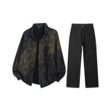 Комплект одежды (Черная рубашка + Черные штаны)