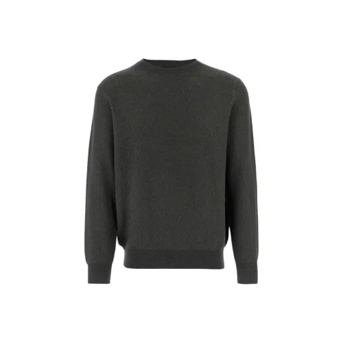 VINCE Темно-зеленые мужские свитеры