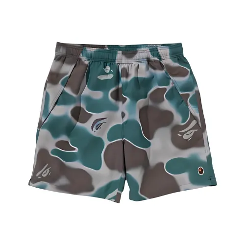 A BATHING APE Жидкость CAMO One POINT Пляжные шорты Повседневные шорты Мужской