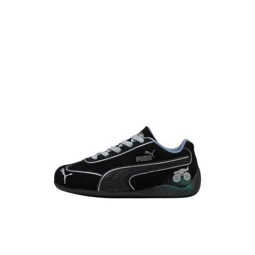 Hot Wheels Monster Trucks X PUMA Speedcat Low Топ Kids Lifestyle Shoes Black Kids