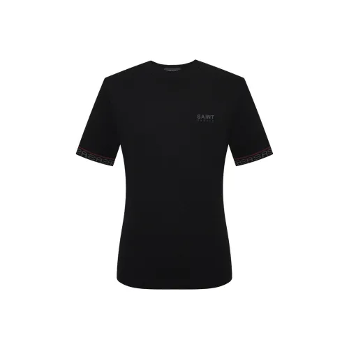 SAINT ANGELO Черное Унисекс Поло