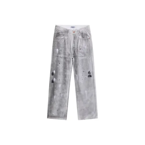CHOCOOLATE CCLJNXPB10190 Белый Унисекс Джинсы