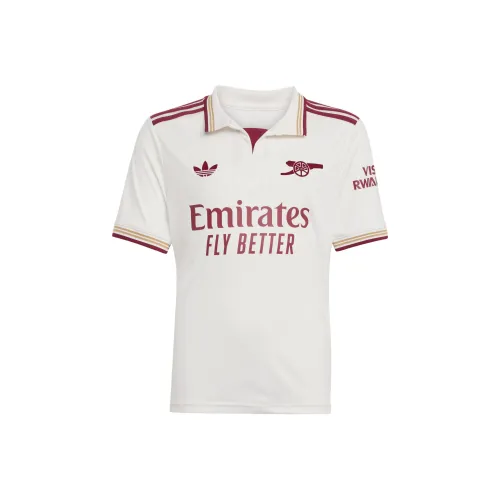 Adidas Originals Детский Быстросохнущий T Рубашки SS25 Арсенал 25 26 THIRD Джерси Детский