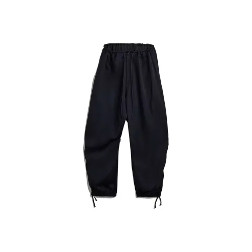 Adidas Y 3 Район Twill Широкие Повседневные Брюки Женские