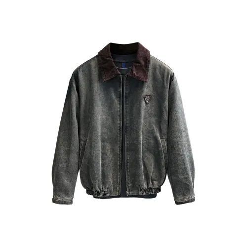 YGQPZHZ Серый Мужской Куртки