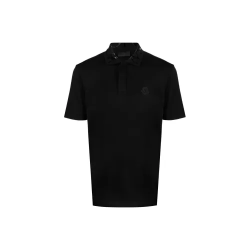 MONCLER Мужская черная поло