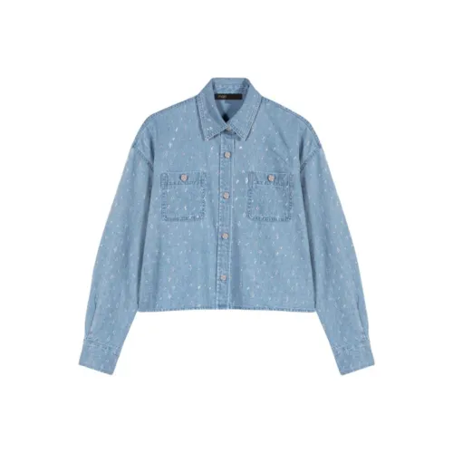 Maje Синие Женские Рубашки