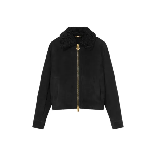 VERSACE Кожа Куртка Облегающая Мужская