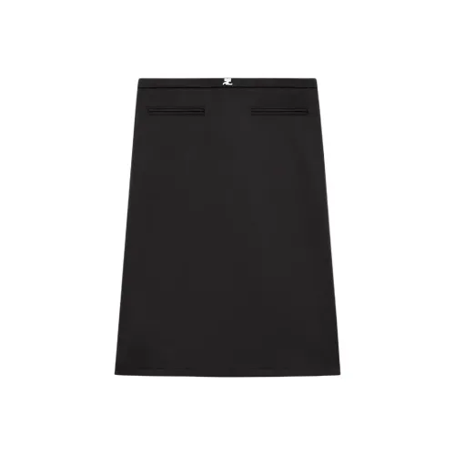 COURREGES FW25 INTERLOCK Трексуит Юбка Повседневная Длинная Юбка Женская