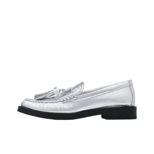 Jimmy Choo Addie Pearl Лоферы Женские Silver
