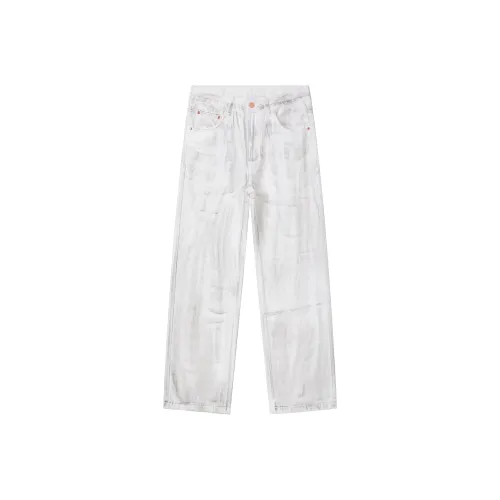 CHOCOOLATE XPB1020 Белый Унисекс Джинсы