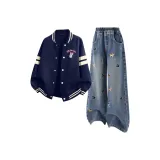 Di'S Eye K Темно-синий + Однотонный Джинсовый синий