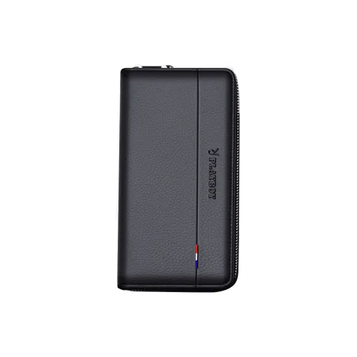 PLAYBOY Collaboration Кошелек из коровьей кожи Мужской Черный