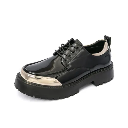 DUNNU Повседневные кожаные туфли с низким верхом мужские