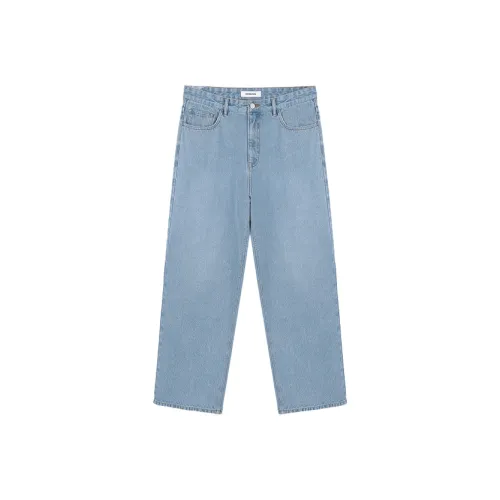 SISONPLAY Светло-синие унисекс джинсы