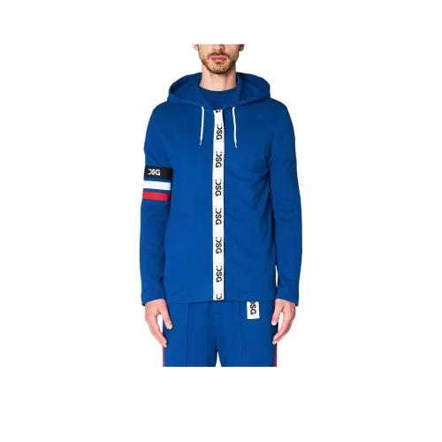 DSG DISGUSTO Синий с Белым Lettering Унисекс Свитшоты