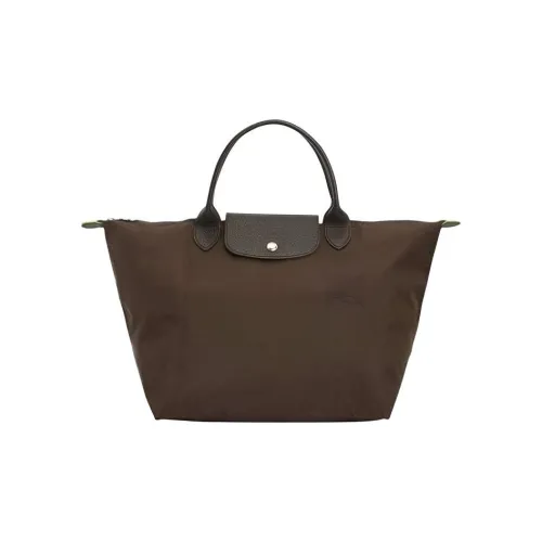 LONGCHAMP Le Pliage Green Полиамид Пельмени Сумка Средний Женский Мокко Коричневый
