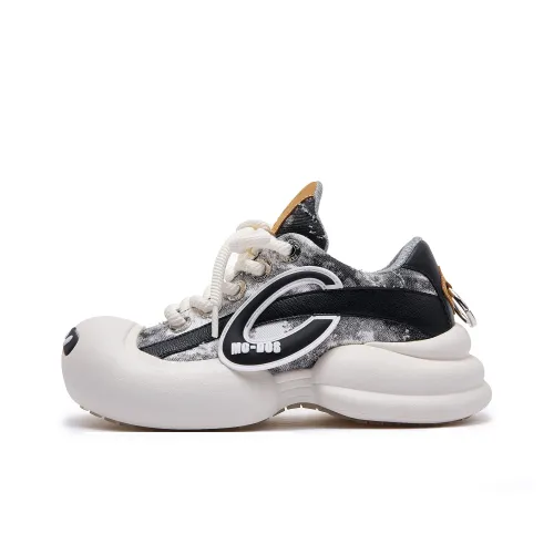 MC DOS Амортизация Устойчивость к истиранию Легкий Низкий Топ Повседневная обувь Унисекс Черный Белый