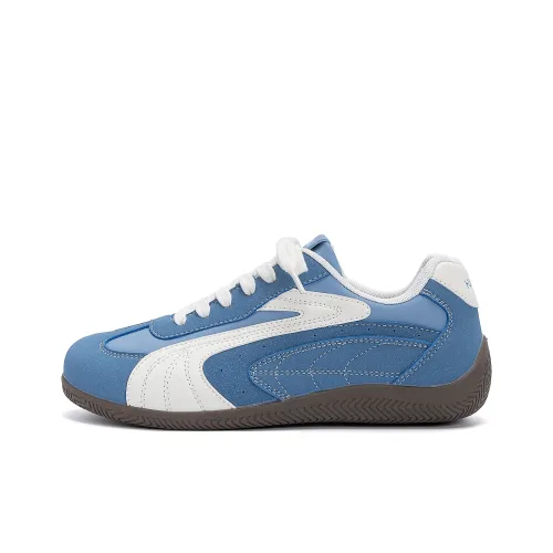 HUANQIU Покрытие Легкий Увеличение Высоты Низкий Топ Немецкая Армия Кроссовки Мужской Синий