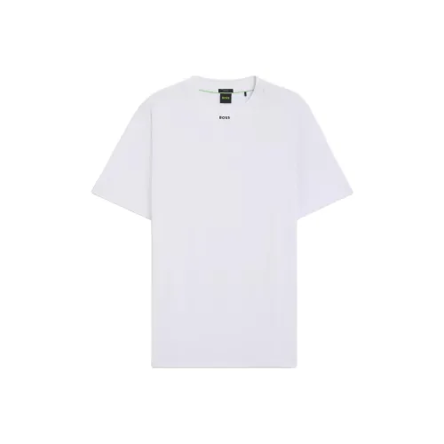 Hugo Boss Белая Мужская T-Рубашка