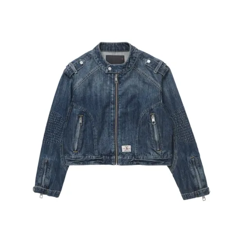 ABLE JEANS Винтаж Небесно-Синий Женский Куртка