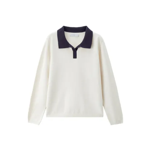 Giordano 14 Светлый Абрикос/Темно-Синий Женский Трикотаж