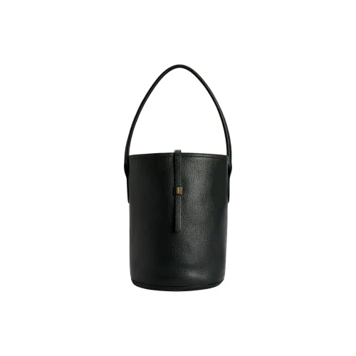 By Malene Birger COPENHAGEN MBC Коровья кожа Ведрообразная сумка Сумка Сумка через плечо Женская Черная