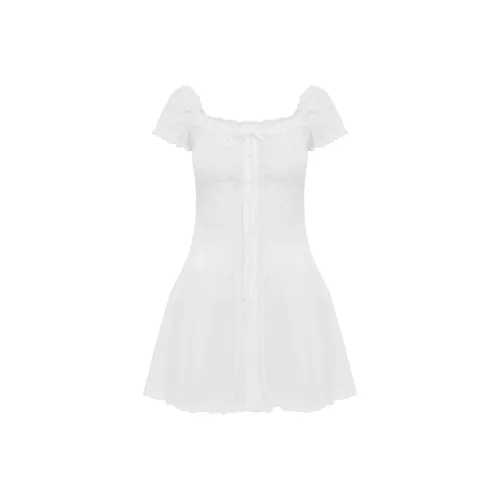 WITH JEAN Aster Платье Короткое с рукавами Платье Женское