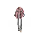 Red Jacket + Smoke Gray Jeans  
Красная куртка + дымчато-серые джинсы