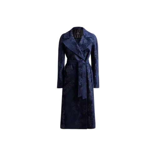 ETRO Синий Женское Пальто