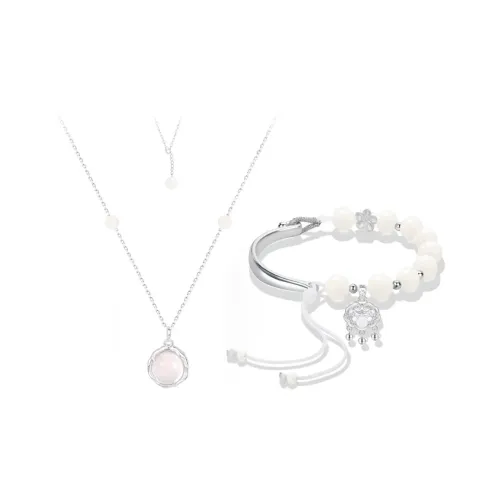 I YOU Белый нефрит Бодхи ожерелья женские