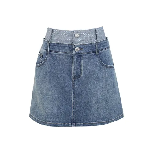 Anmani Джинсовые короткие юбки Женские