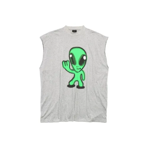 Balenciaga T-Shirt Regular Fit Men's Gray