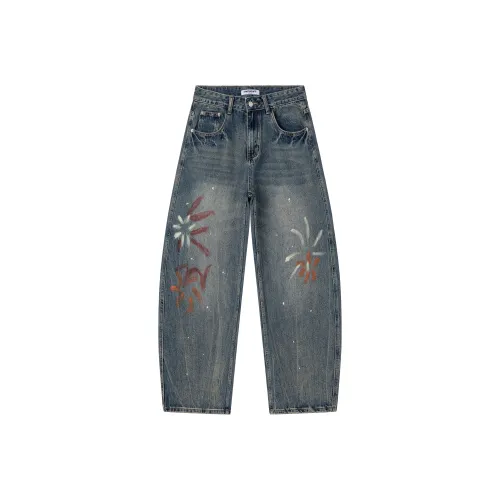 CHOCOOLATE CCLJNXPB10120 Ностальгический синий Унисекс Джинсы