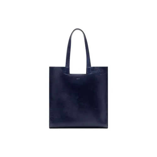 BALLY Коровья кожа Тоут Сумка Сумка для покупок Сумка на плечо Женская Морской синий