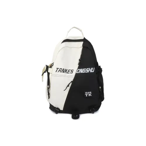 HCXK Нейлон Рюкзак Унисекс Темно-синий Черный