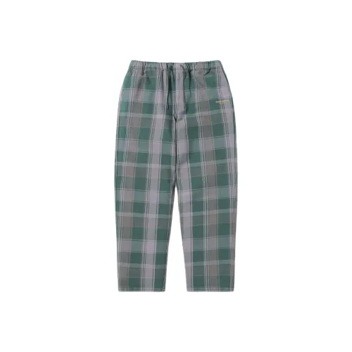 Thisisneverthat Big Клетка Фланелевые Брюки Лаванда Повседневные Брюки Унисекс