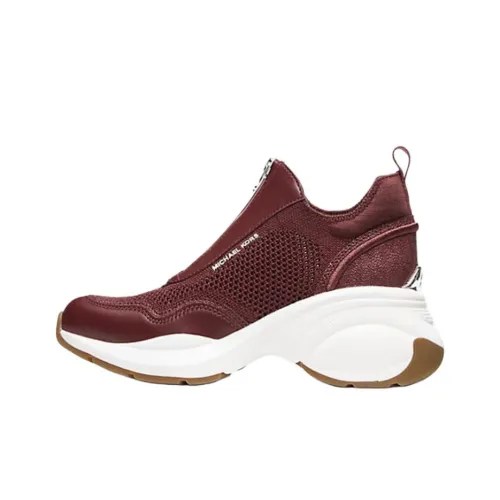 MICHAEL KORS Zuma Low Топ Толстоподошвенные кроссовки Женские Красный