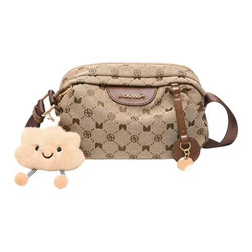 AOKANG Сумка через плечо Кофейного цвета Женская